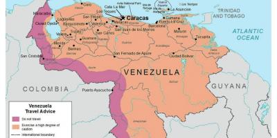 Η βενεζουέλα στο χάρτη